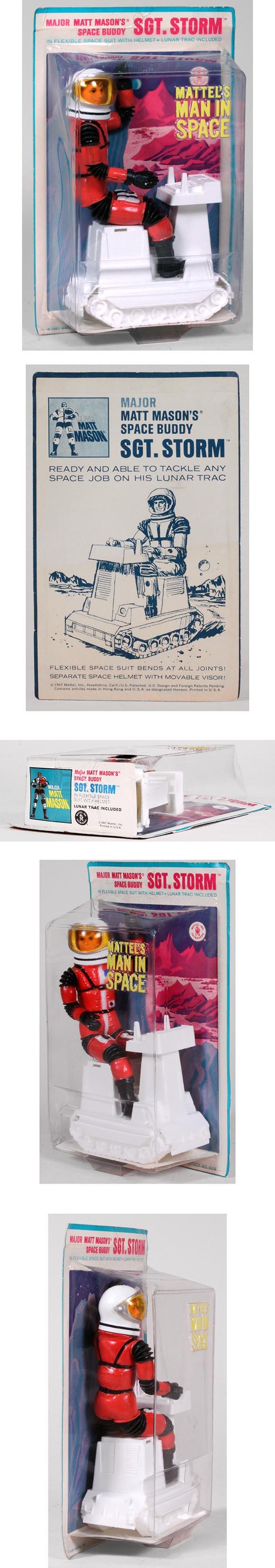 1967 Mattel Matt Mason's Buddy, Sgt. Storm on Factory Sealed Card